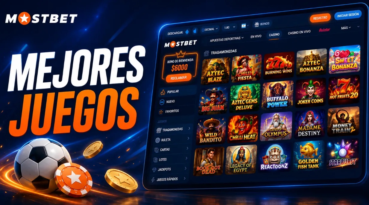 Juegos de Mostbet Casino Online